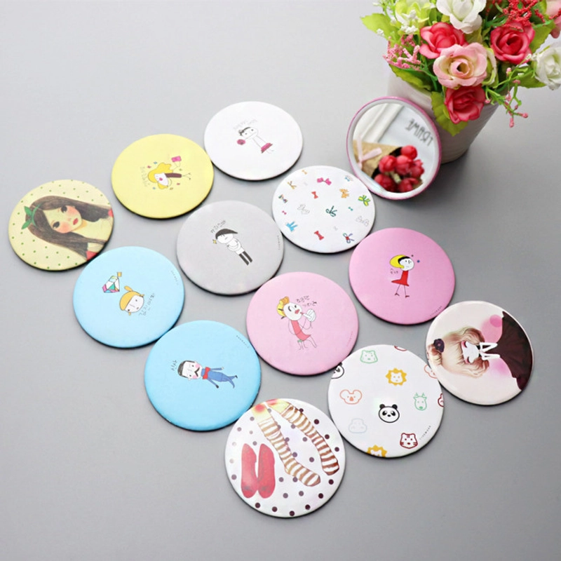 Product image KAHASIL - Kaca Cermin Bulat Mini Kecil Make Up Travelling Motif KMJ080 all variant all variant